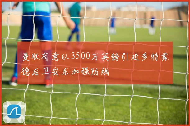 曼联有意以3500万英镑引进多特蒙德后卫安东加强防线